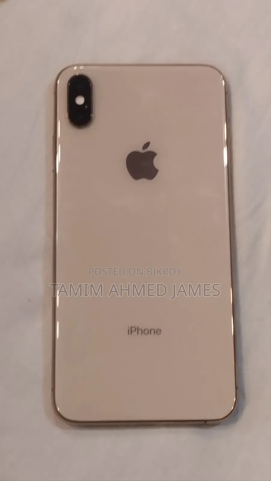 অ্যাপল আইফোন এক্সএস ম্যাক্স ২৫৬ জিবি গোল্ড