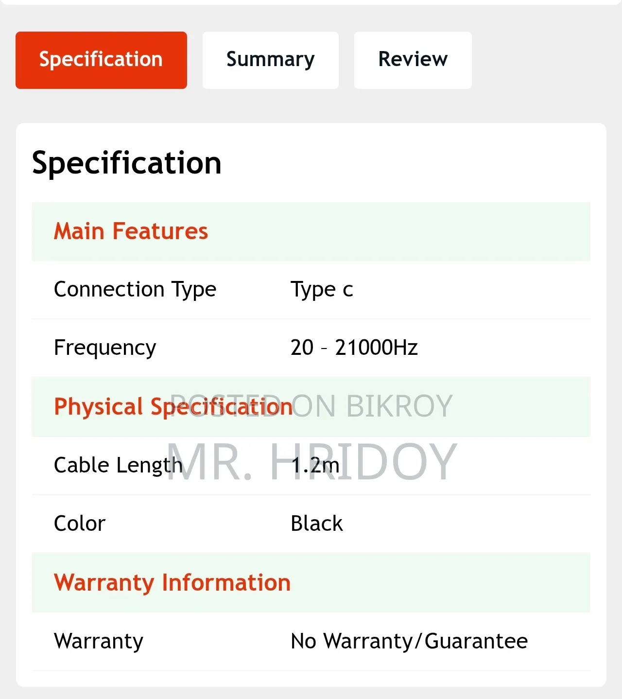Plextone Rx3 Plus. RGB Type-C Earphone