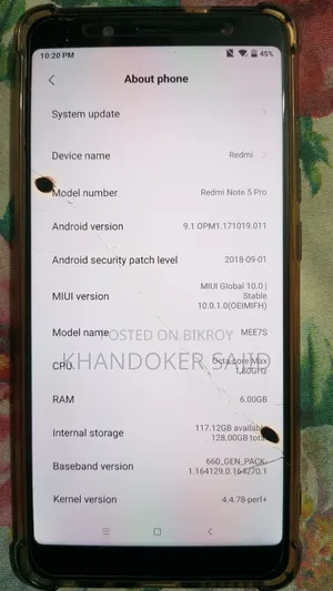 Xiaomi Redmi Note 5 Pro 64 GB Black