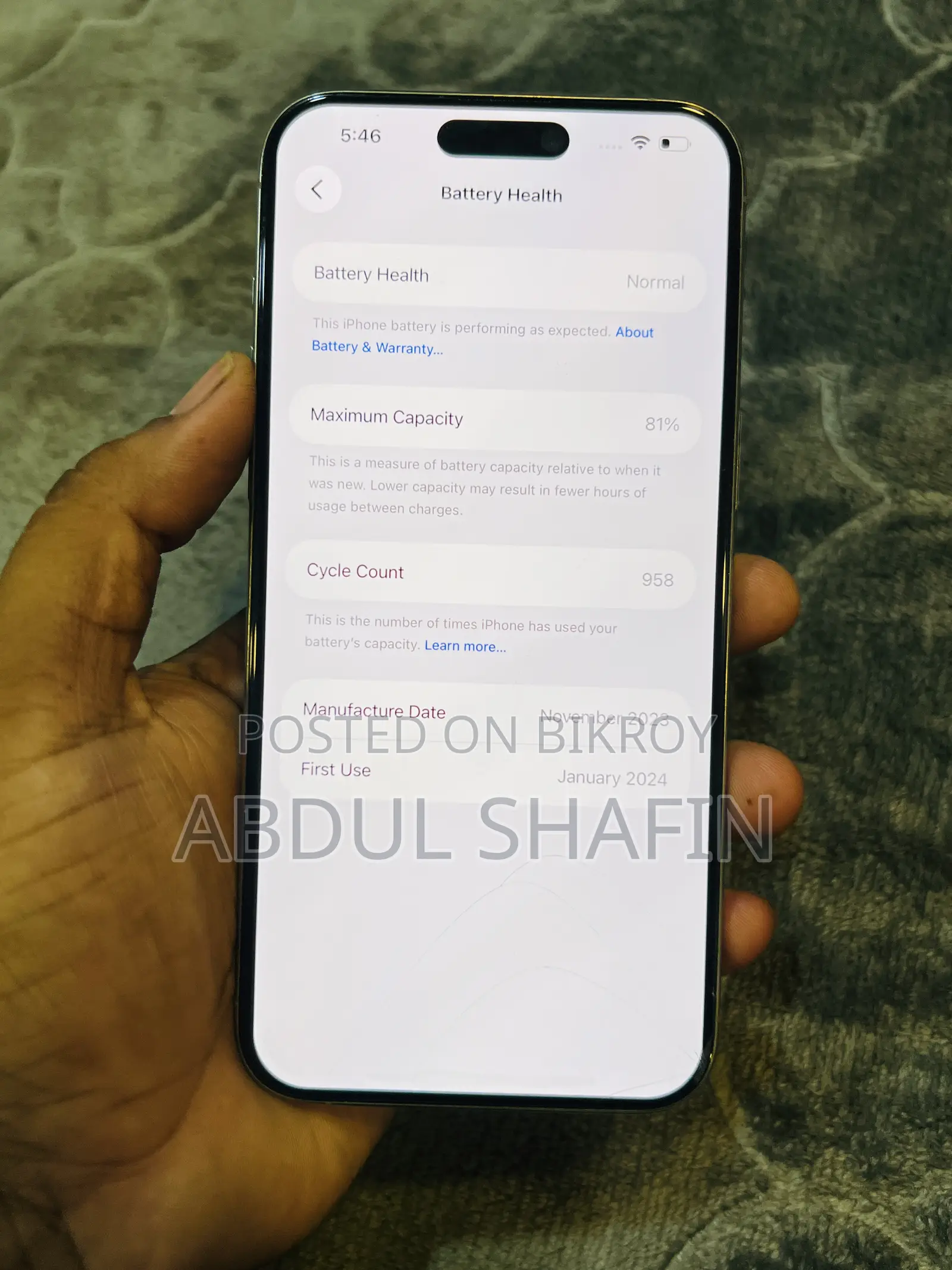 Apple iPhone 15 Pro Max 256 GB Gray