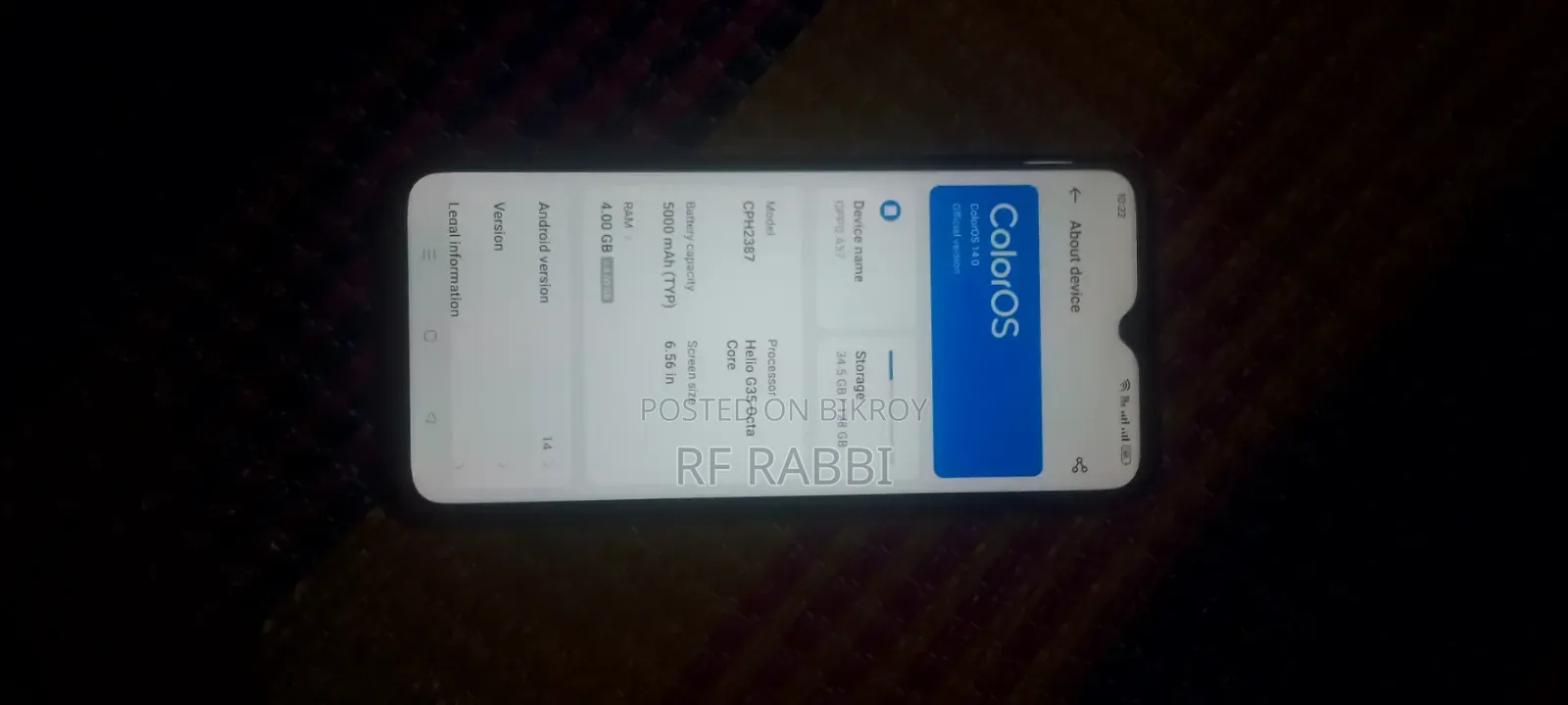 Oppo A57 128 GB Black