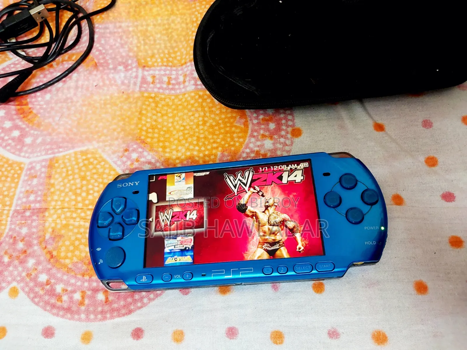 Sony PSP 3000 Blue With 64gb Games