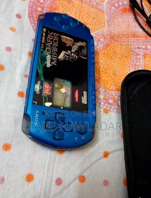 Sony PSP 3000 Blue With 64gb Games