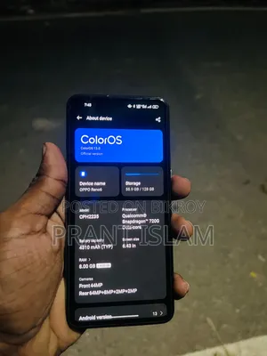 ওপ্পো রেনো ১২৮ জিবি নীল