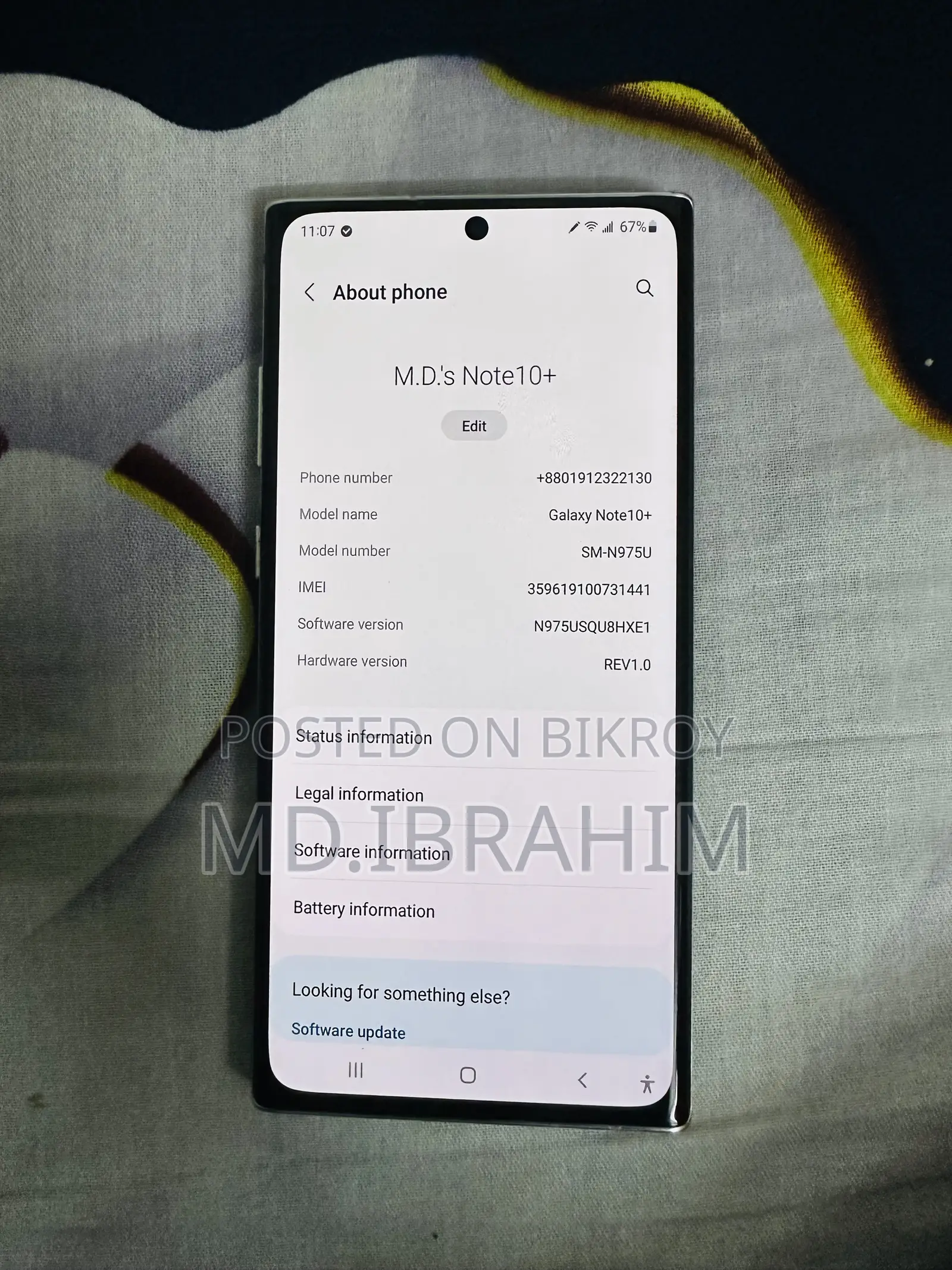 Samsung Galaxy Note10+ 256 GB