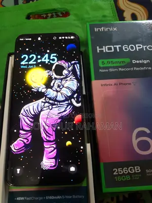 ইনফিনিক্স হট ৬০ প্রো+ ২৫৬ জিবি ব্ল্যাক