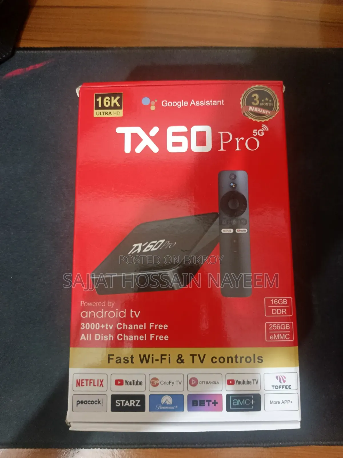 Full Fresh Android TV Player Card