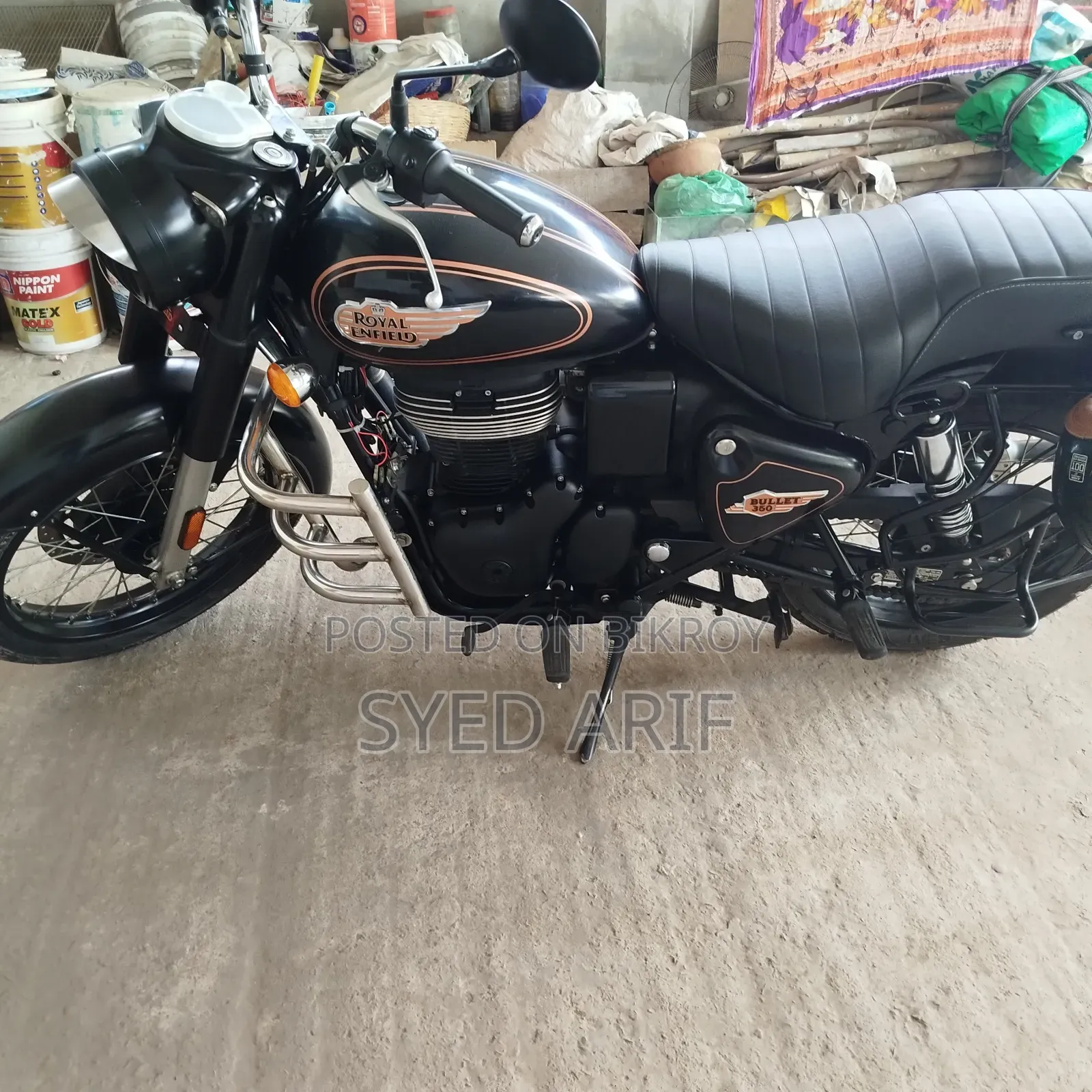 New Royal Enfield Bullet 350 2024 Black