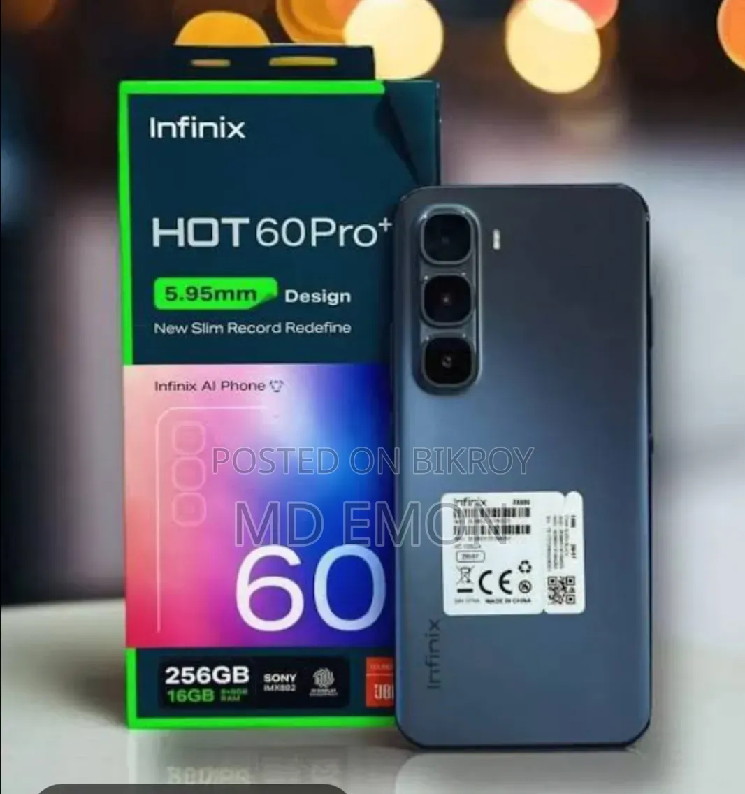Infinix Hot 60 Pro+ 128 GB Black