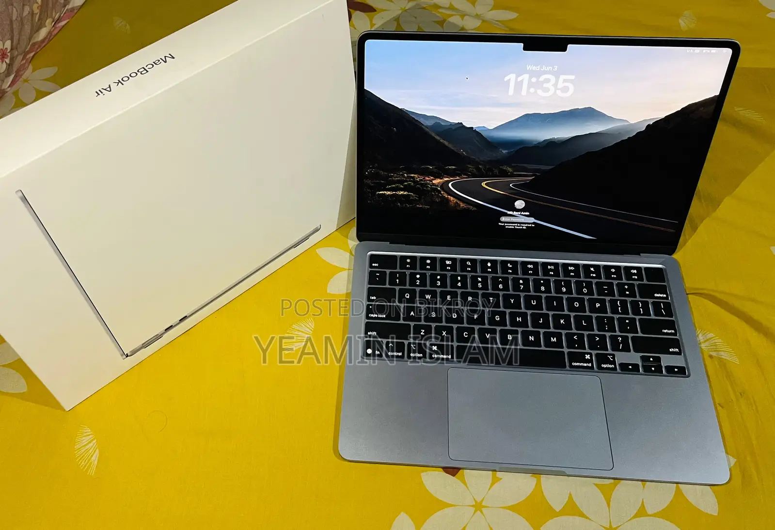 New Laptop Apple MacBook Air 2025 M4 16GB Apple M4 SSD 256GB