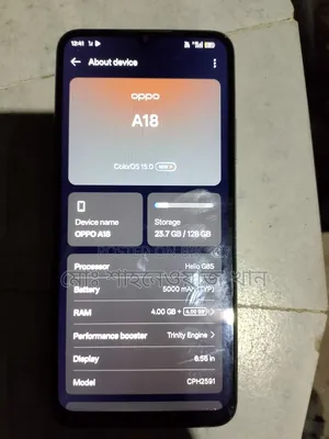 নতুন অপো এ১৮ ১২৮ জিবি নীল