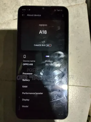 নতুন অপো এ১৮ ১২৮ জিবি নীল