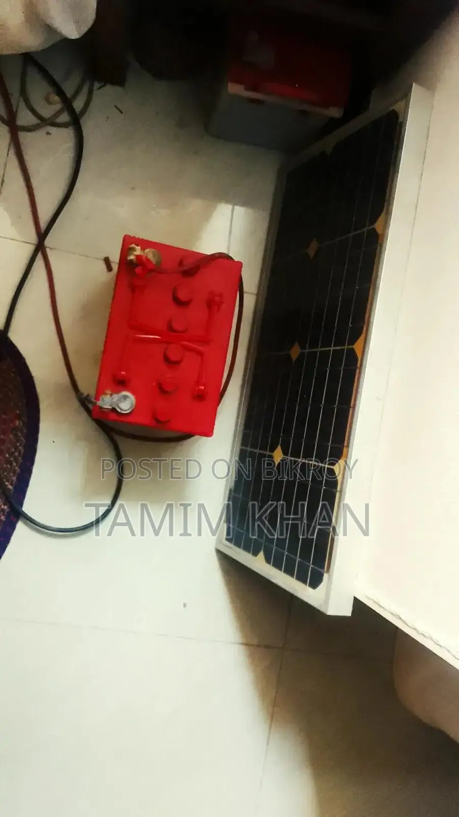 This Solar Battery And Solar Panel Will Be Sold