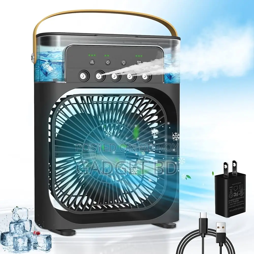 Rechargeable Mini AC Fan - Stock Clearance Offer Only 899 Taka!