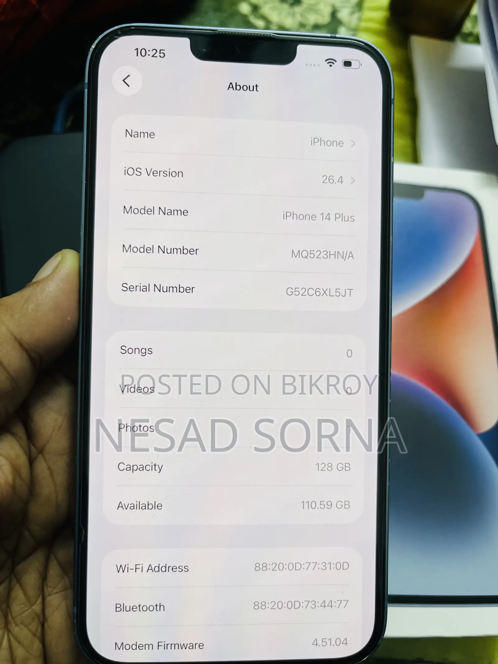 Apple iPhone 14 Plus 128 GB Blue