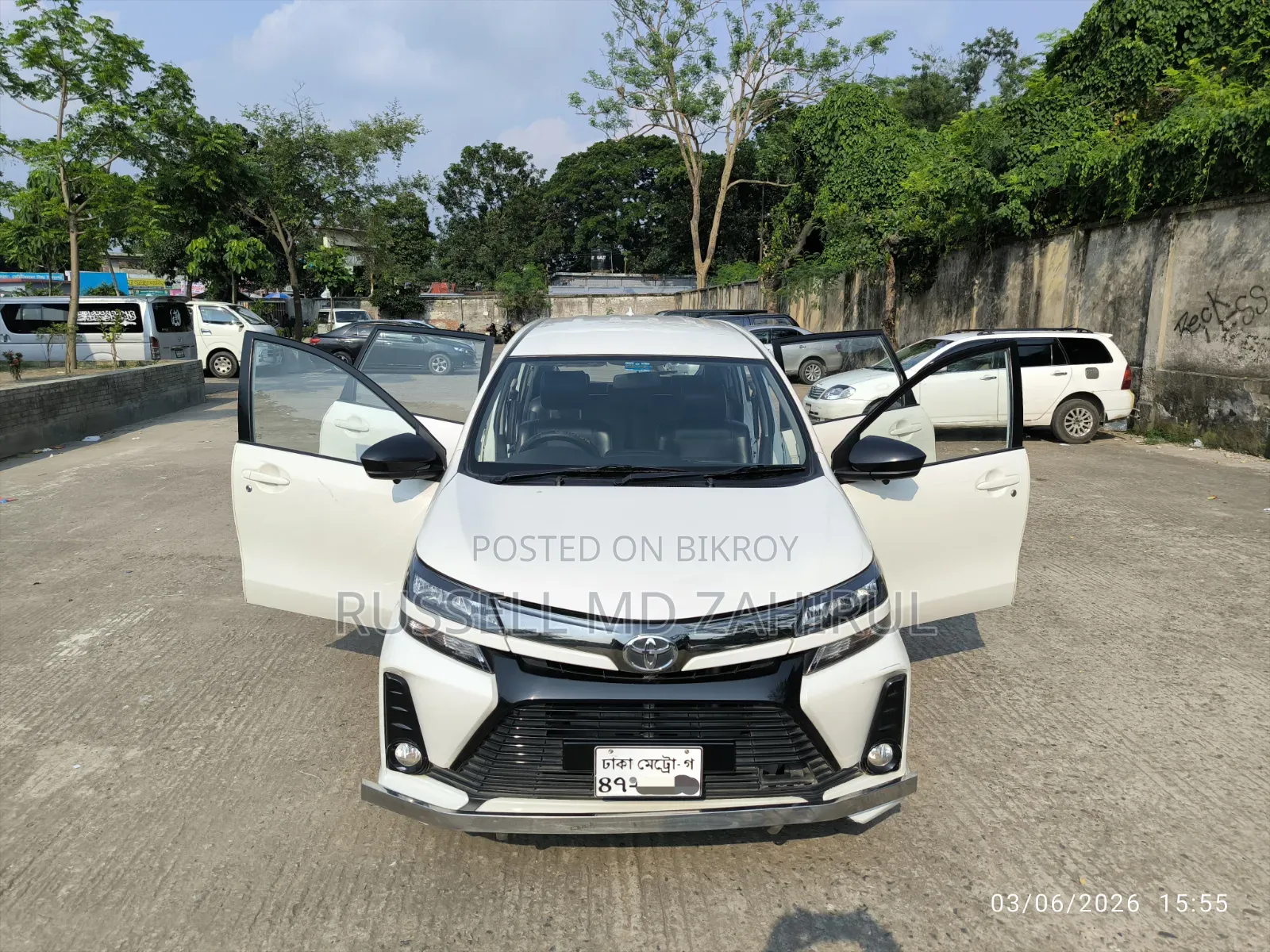 টয়োটা ভেনজা ২০২১ সাদা