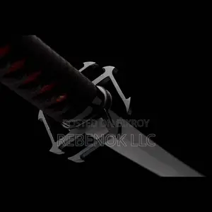 ইচিগো কুরোসাকি ব্যাংকাই কাঠের রেপ্লিকা কাতানা
