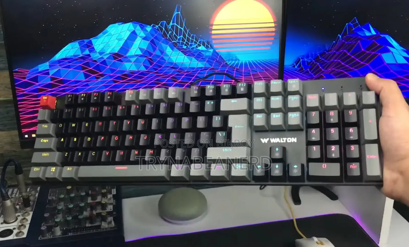 Walton Km03 Blue Switch Mechanical Keyboard for Sale