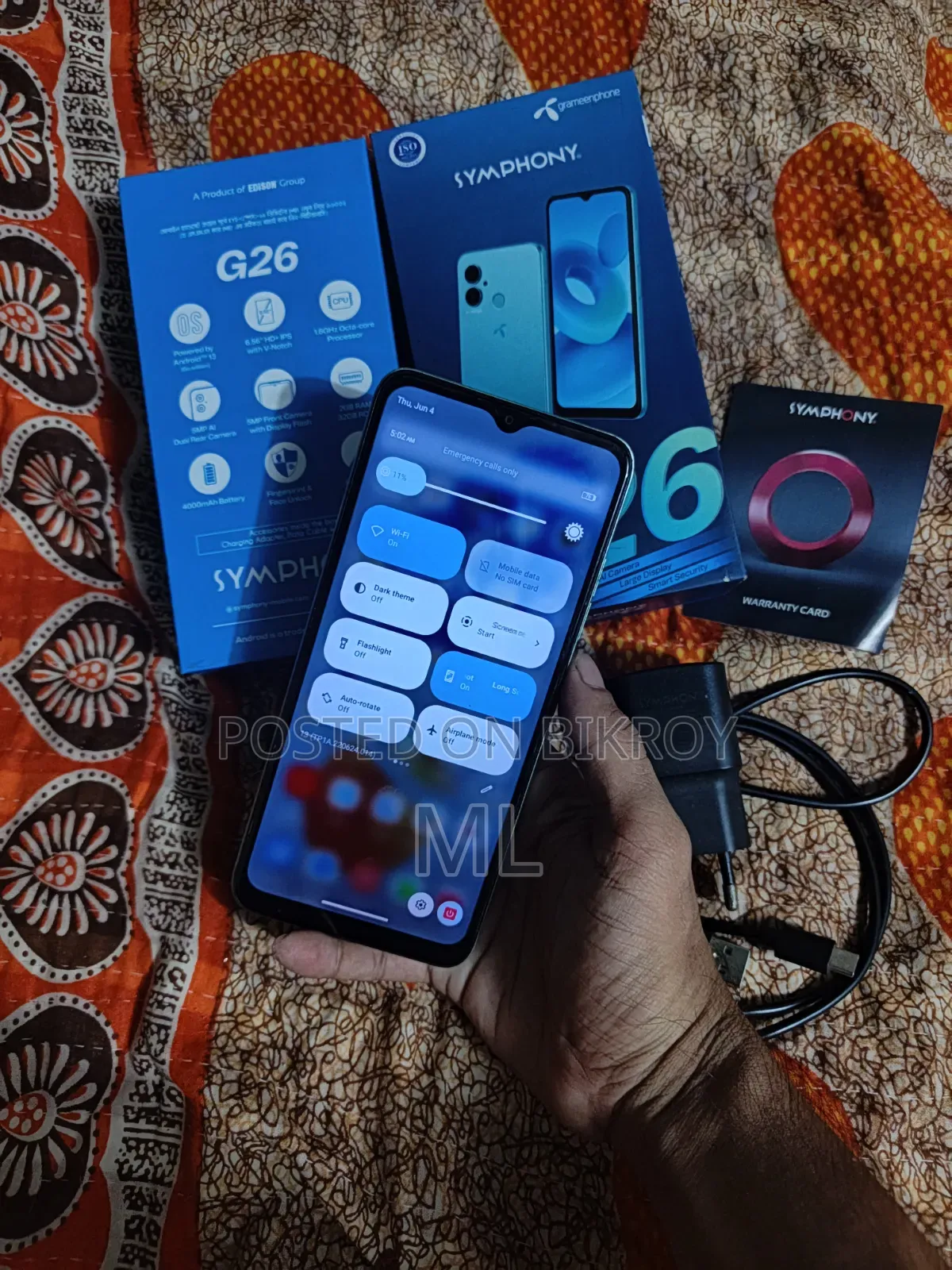Symphony G26 32 GB Blue