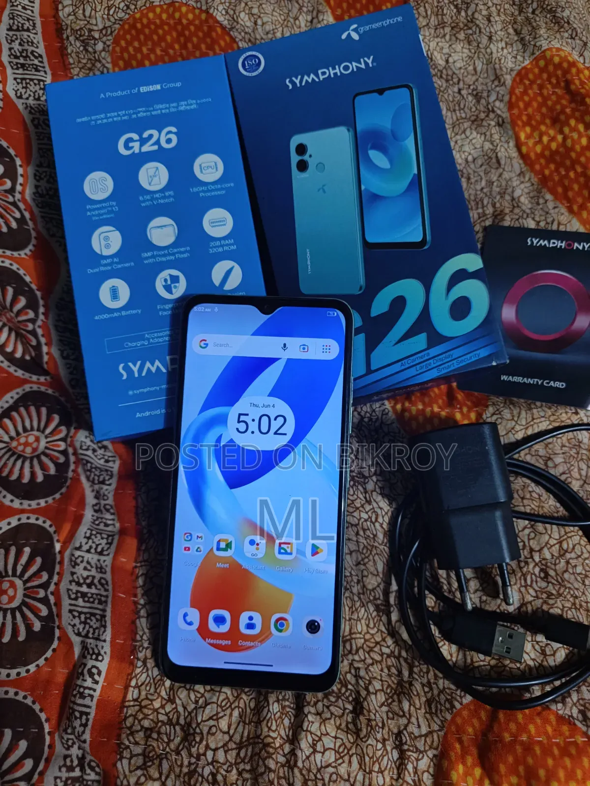 Symphony G26 32 GB Blue