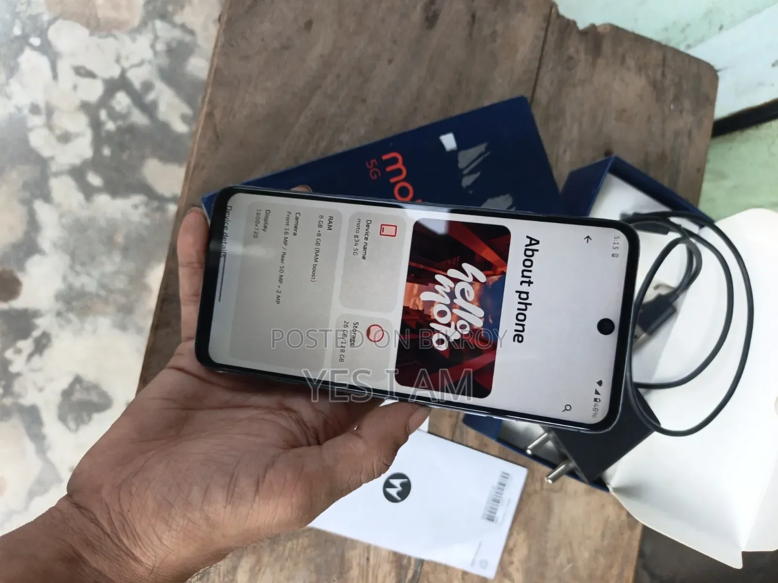 Motorola G34 5G 128 GB Blue