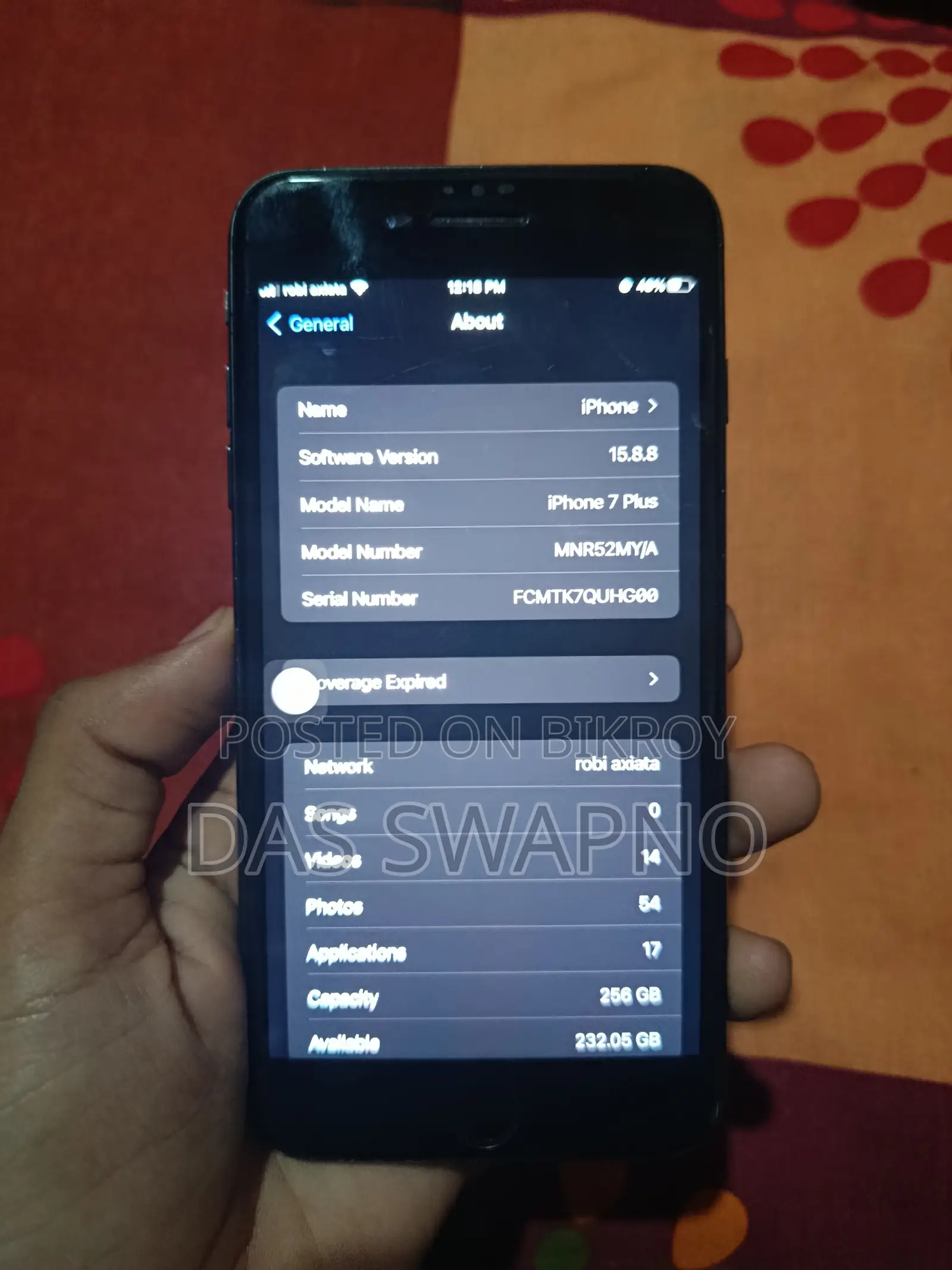 Apple iPhone 7 Plus 256 GB Black