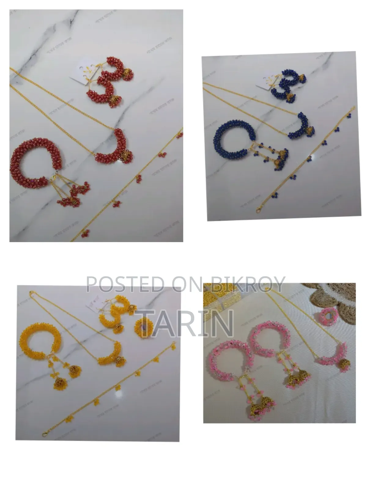Handmade Gajra Jewelry Set