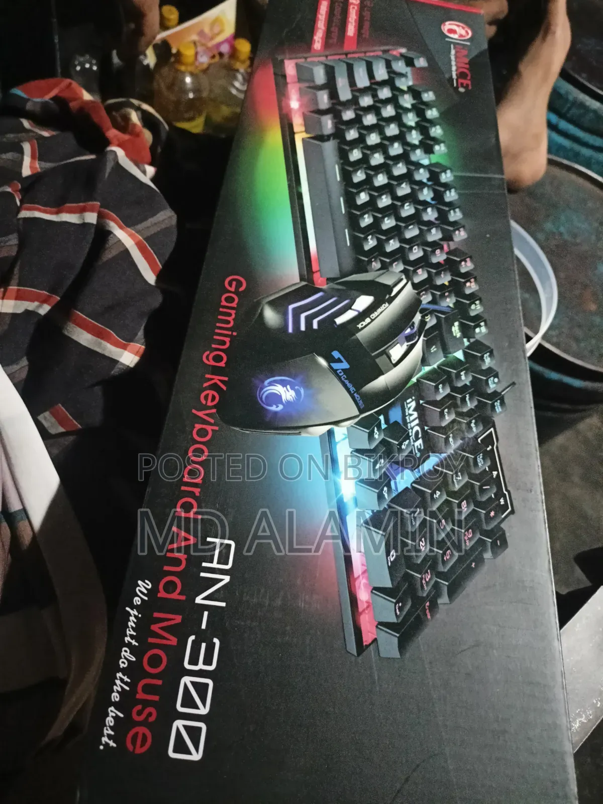 Gaming Kibord Mouse RGB Led