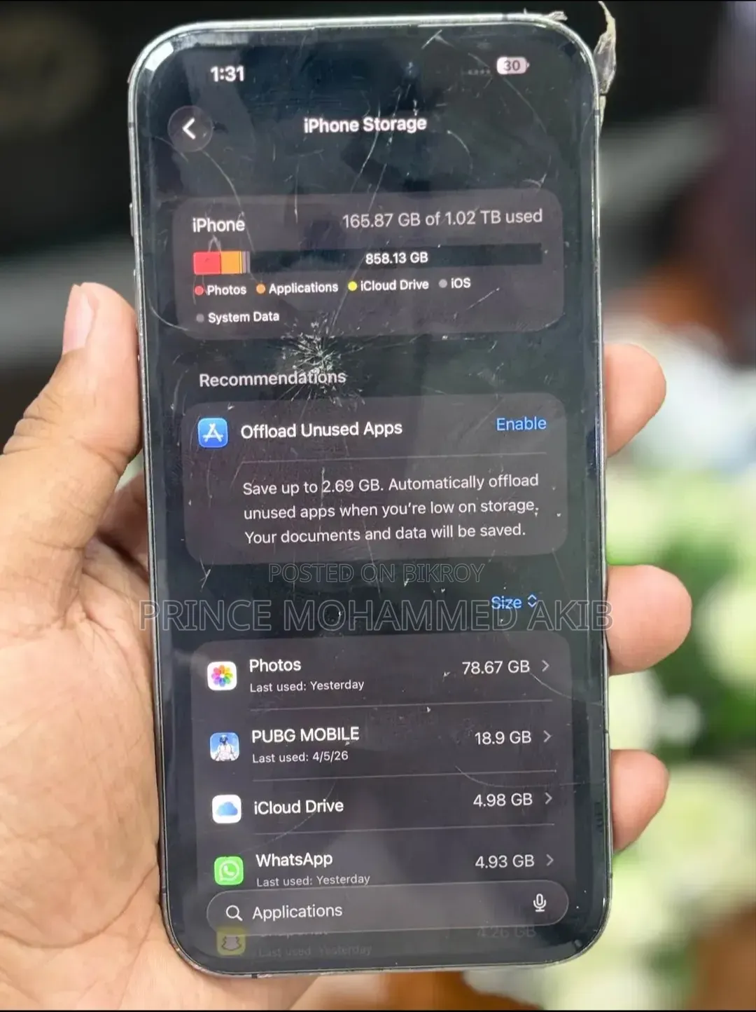Apple iPhone 14 Pro Max 1 TB Purple