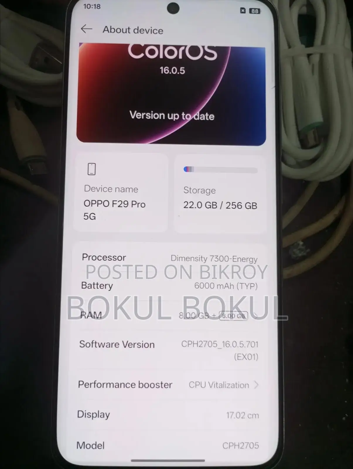 Oppo F29 256 GB White
