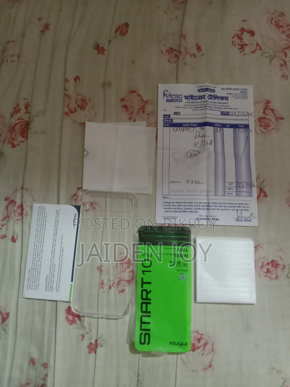 Infinix Smart 10 Plus 128 GB Black