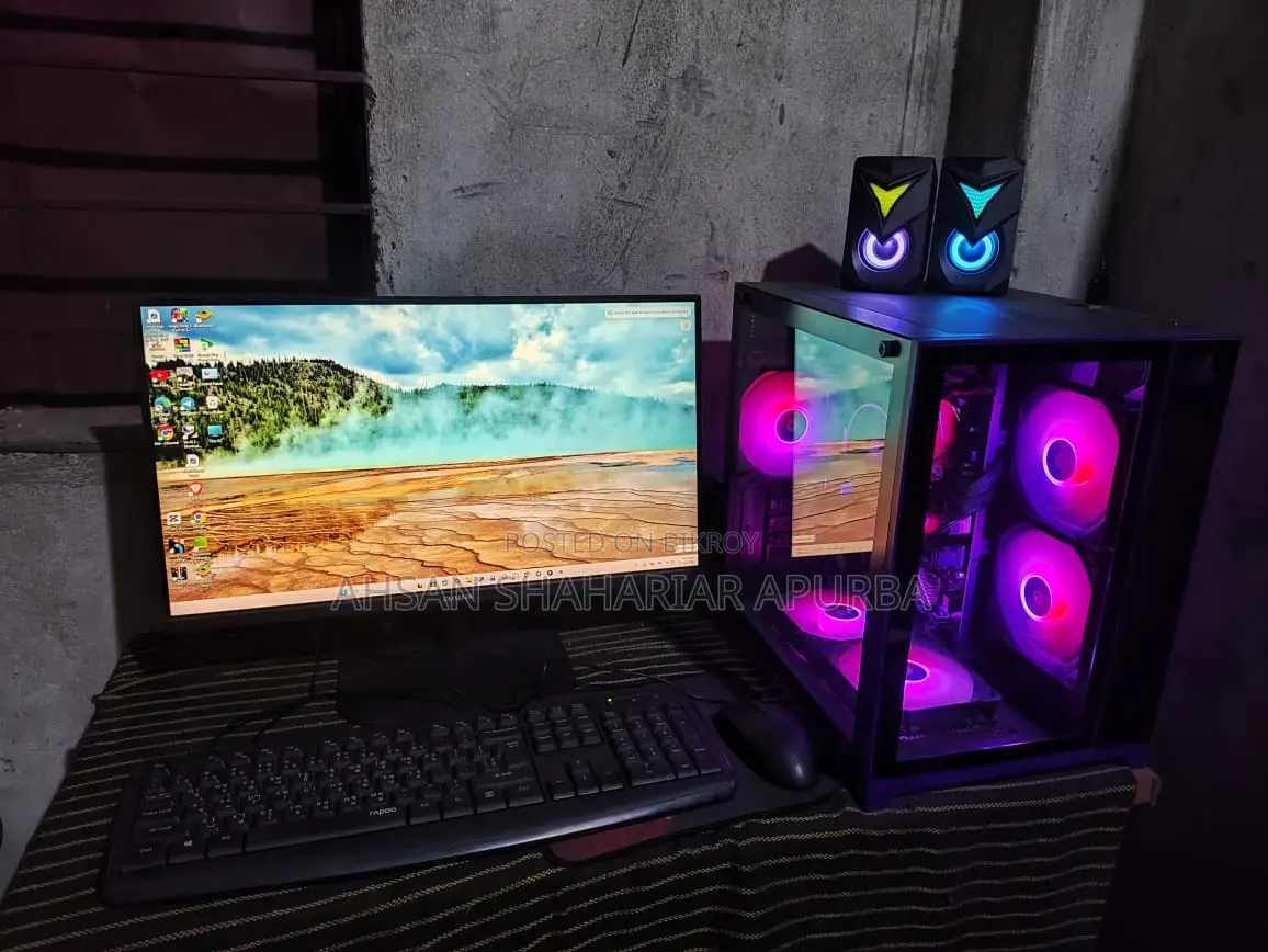 Desktop Computer 8GB AMD Ryzen 5 HDD+SSD 750GB