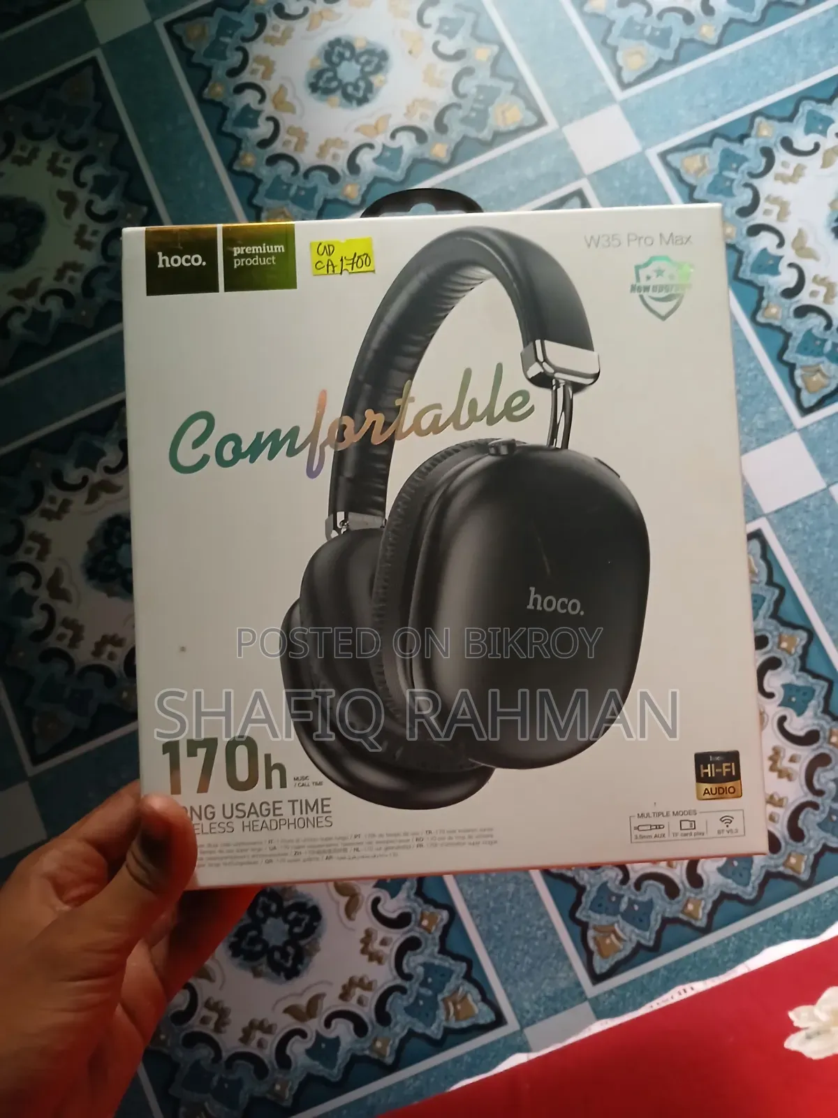 Hoco W35 Pro Max Headphone