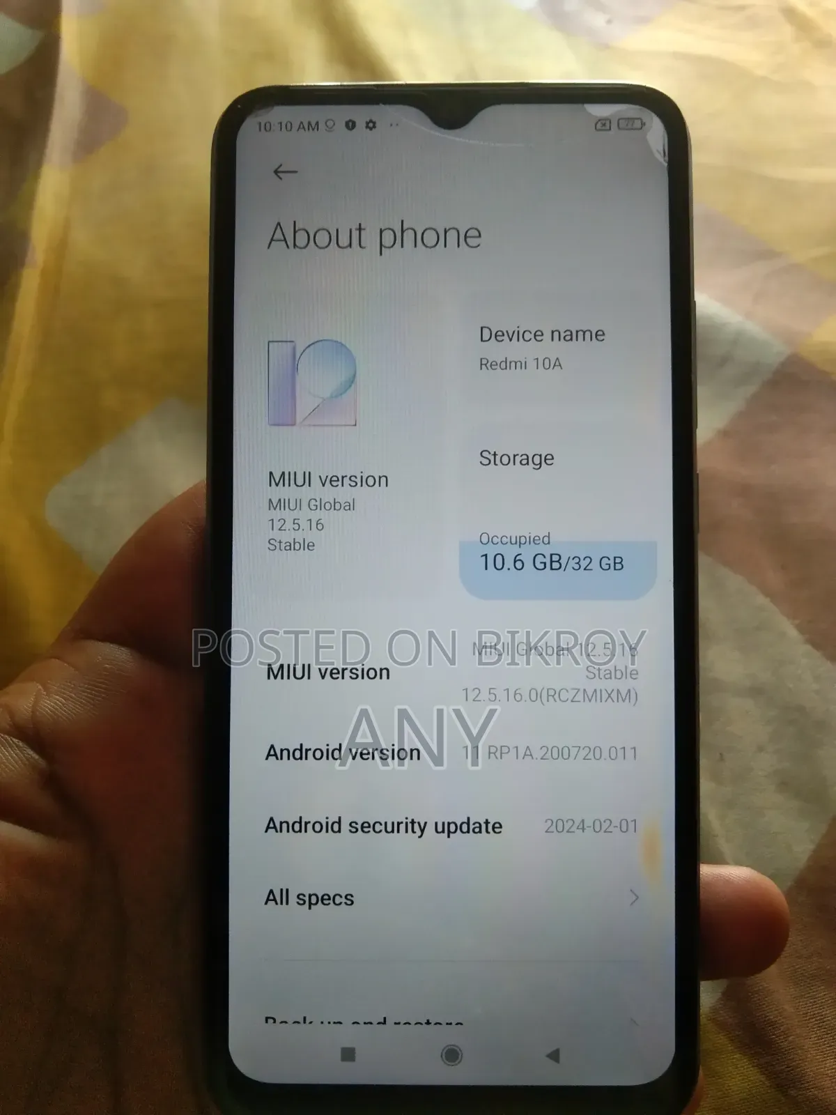 Xiaomi Redmi 10A 32 GB Blue