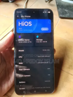 Tecno Spark 40 Pro 128 GB Black