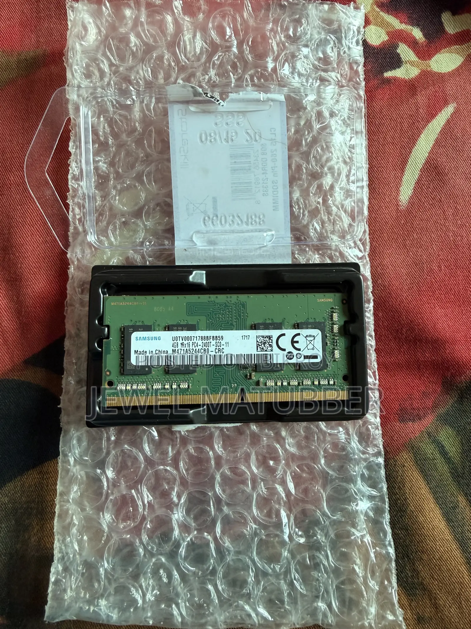 Samsung 4GB DDR4 2400MHz Laptop RAM