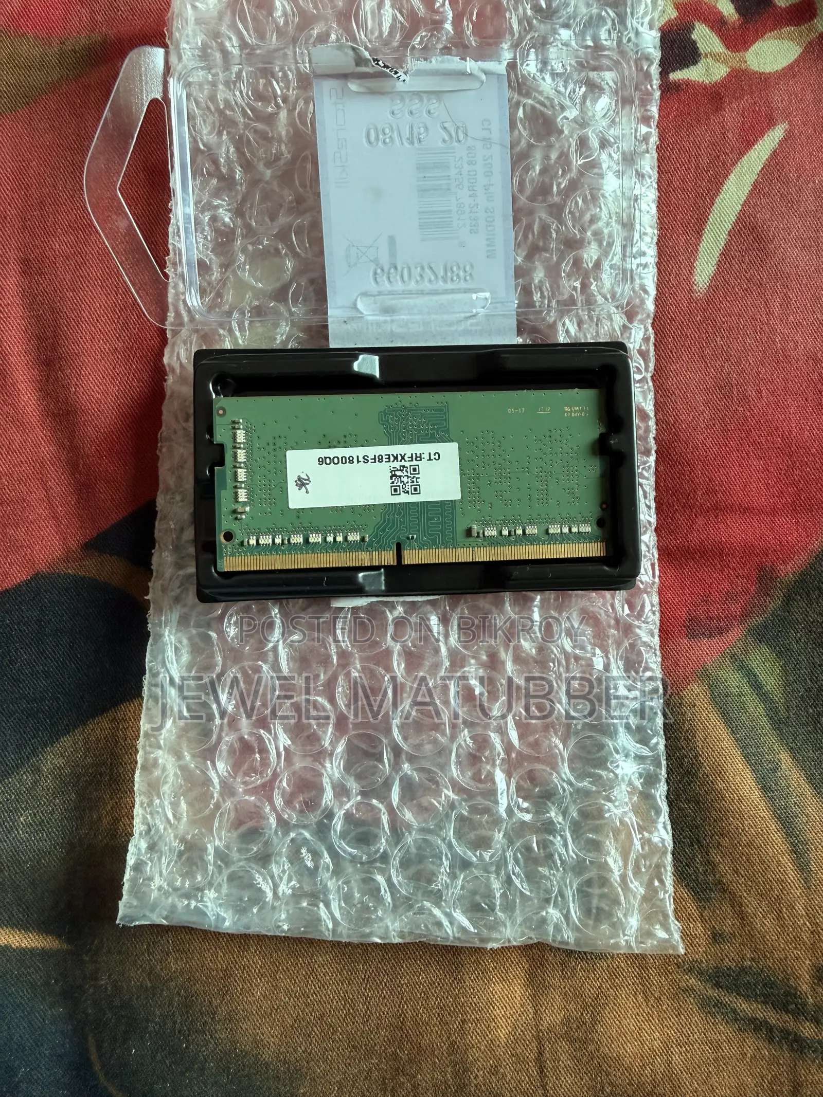Samsung 4GB DDR4 2400MHz Laptop RAM