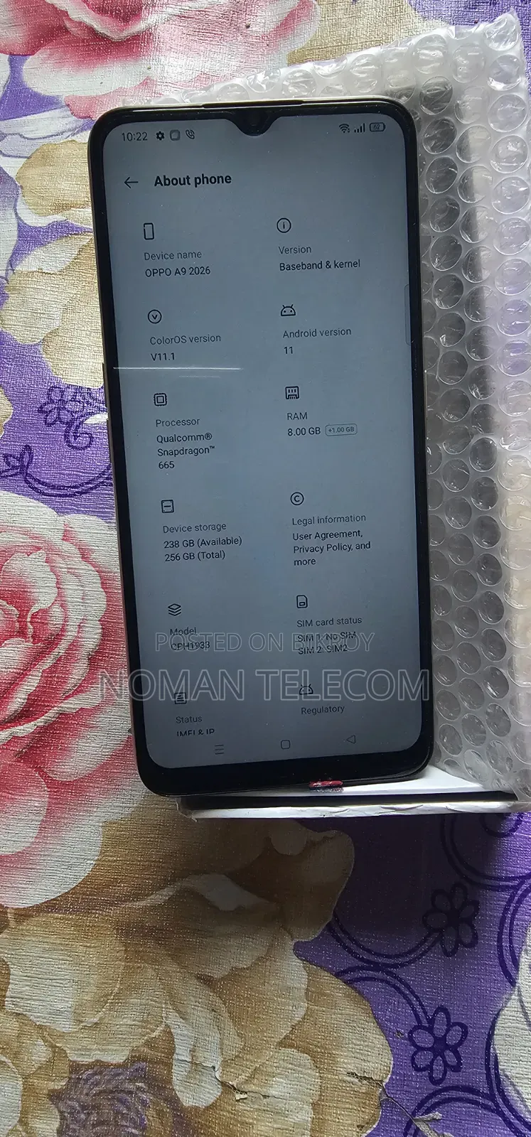 New Oppo A9 128 GB White