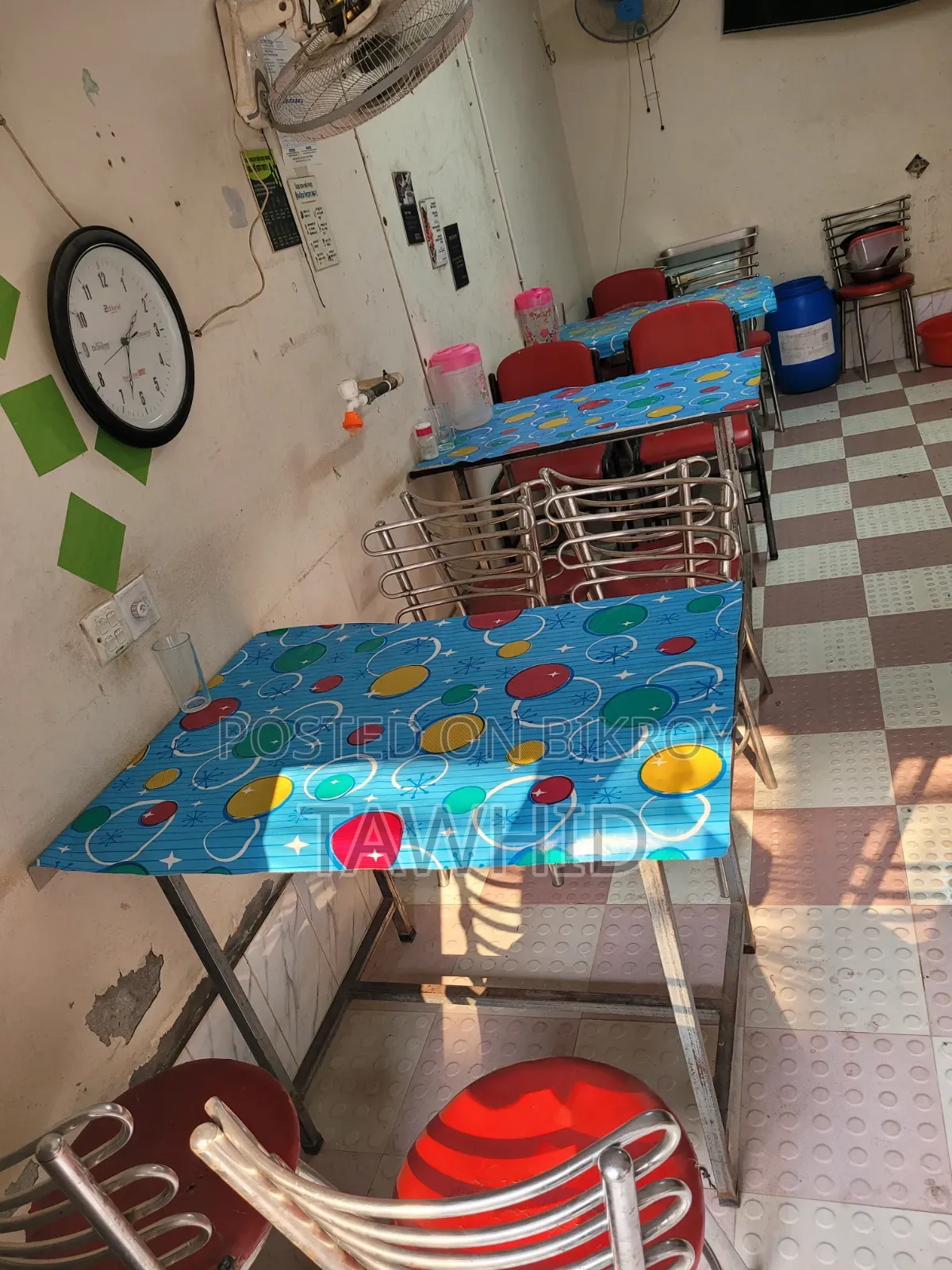 Chair, table for sale.