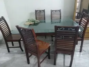 অটবি ছয় চেয়ার ডাইনিং টেবিল