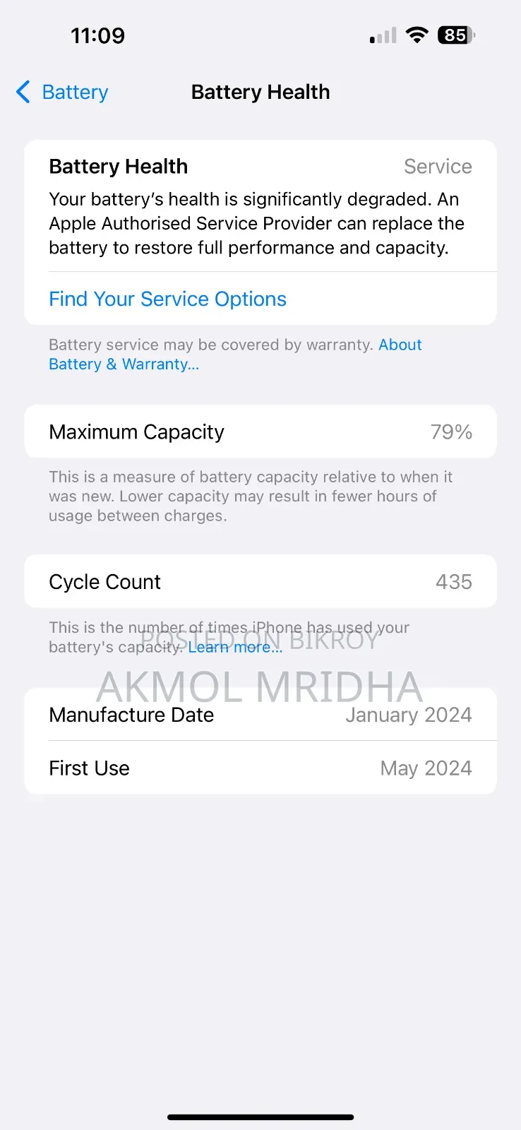 Apple iPhone 15 Plus 128 GB Black