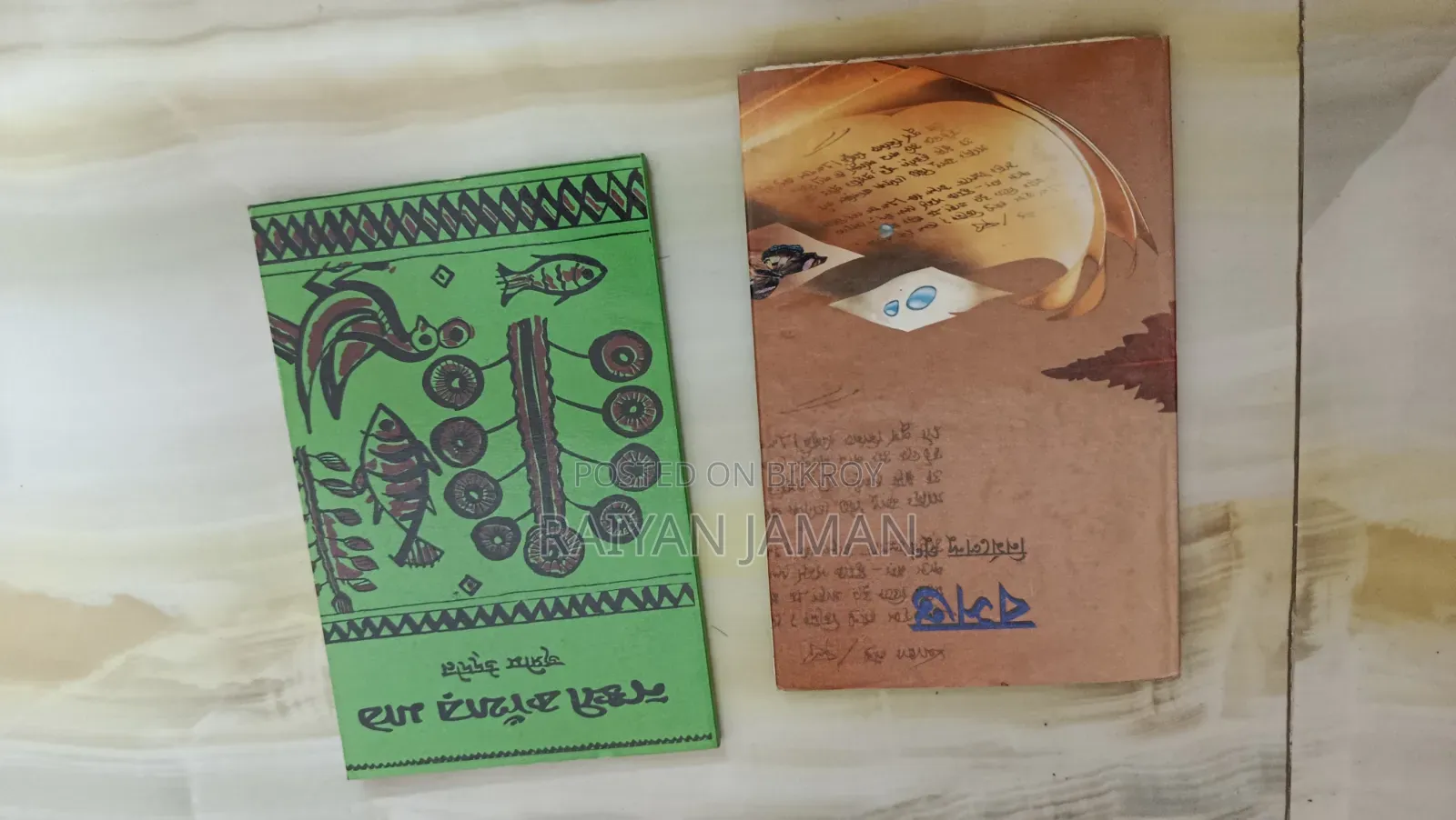 Various types of books