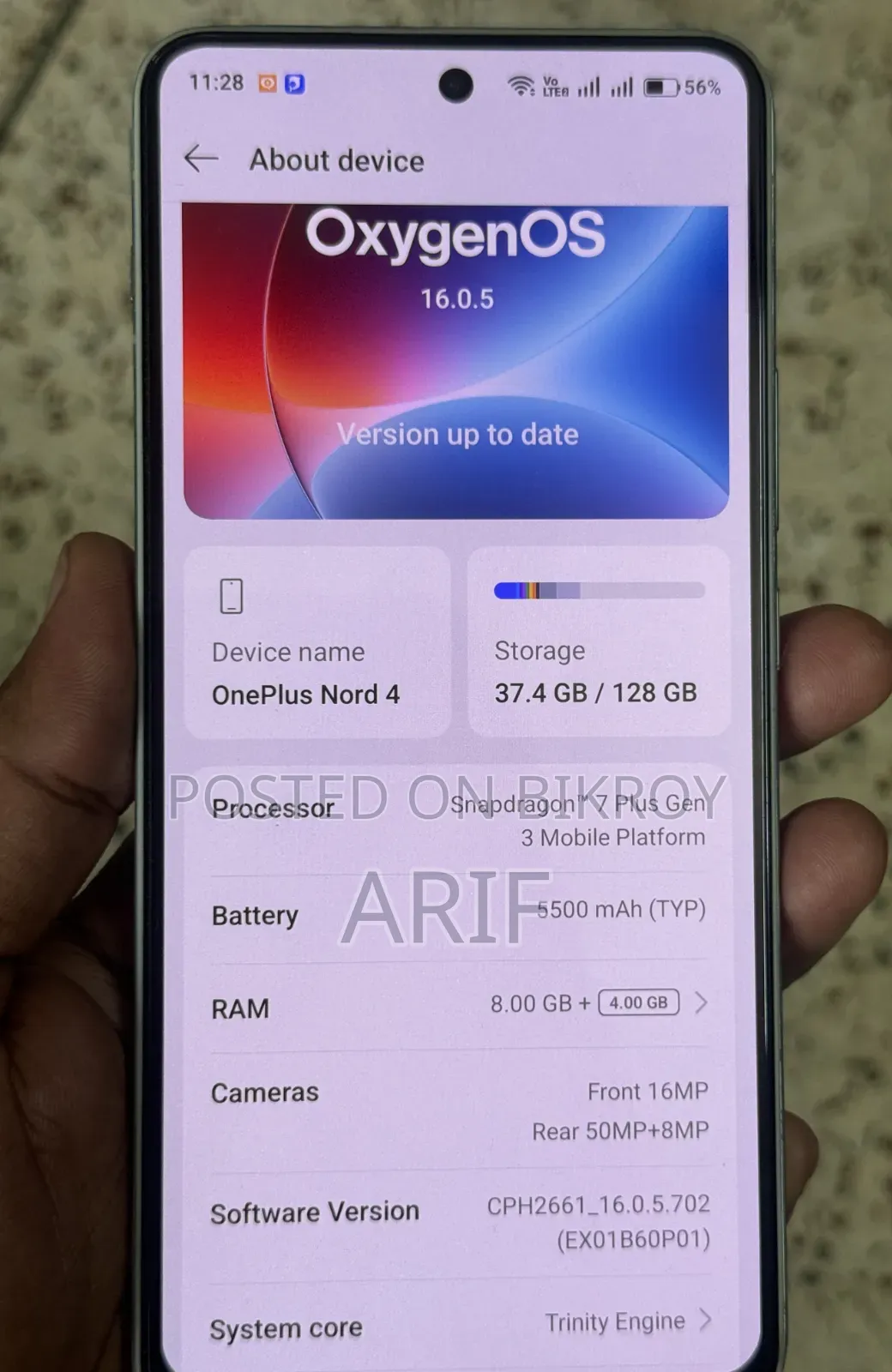 OnePlus Nord 4 128 GB Green