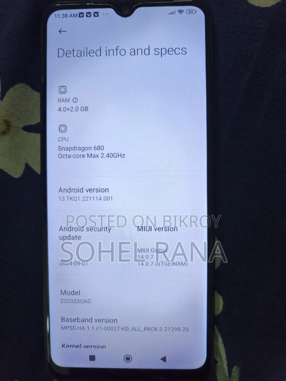 Xiaomi Redmi 10C 128 GB Black