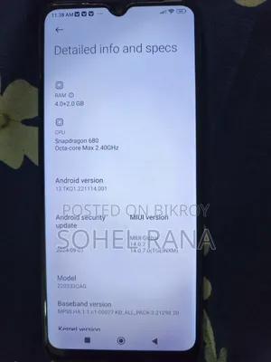 Xiaomi Redmi 10C 128 GB Black