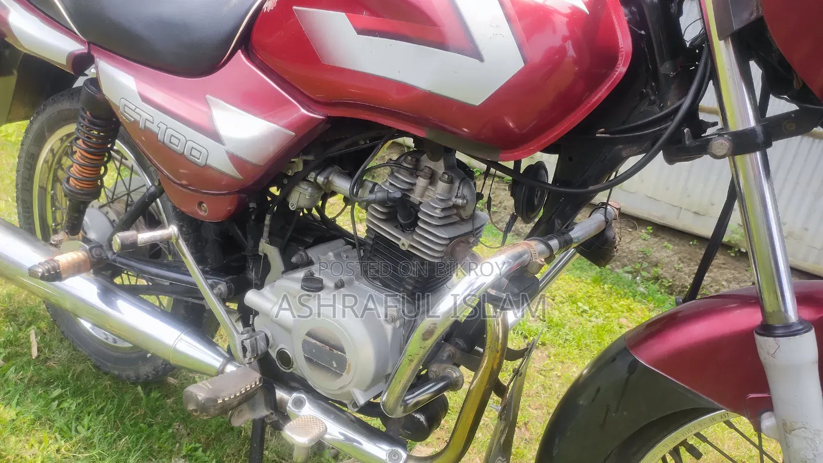 Bajaj CT 100 2010 Red