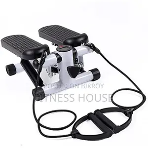 Mini Fitness Twist Stepper With Electronic Display & Resistance Bands