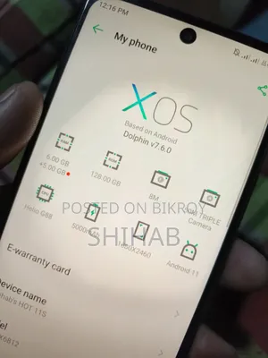 Infinix Hot 11s 128 GB Black