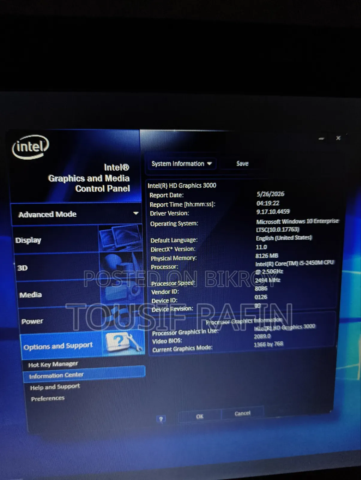 Motherboard Intel(R) Core(Tm) I5-2450m Cpu (Hp Probook 4530s)