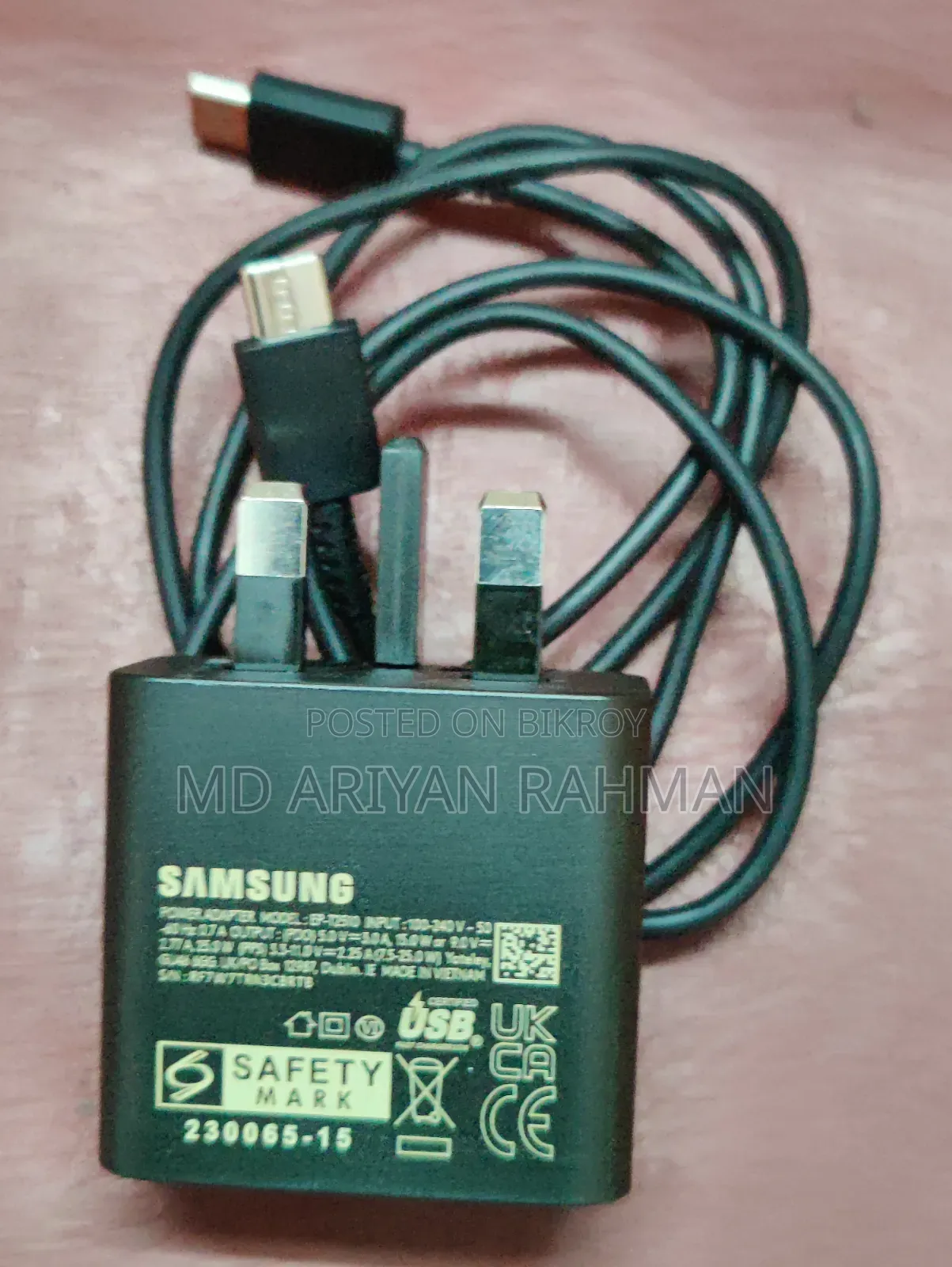 Samsung 25w Original Charger NFC 2.0 Supported